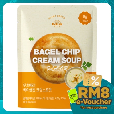 EAT'S BETTER Cream Soup Flavoured Bagel Chips 50g