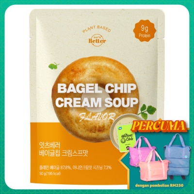 EAT'S BETTER - Cream Soup Flavoured Bagel Chips 50g