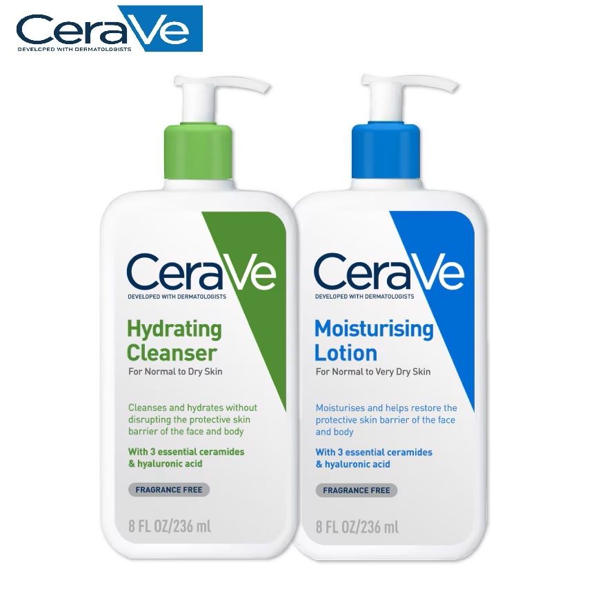 Hydrating Cleanser 236ml & Daily Moist Lotion 236ml