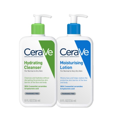 CeraVe - Hydrating Cleanser 236ml & Daily Moist Lotion 236ml image