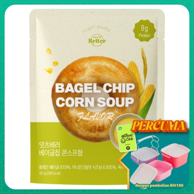 EAT'S BETTER - Corn Soup Flavoured Bagel Chips 50g