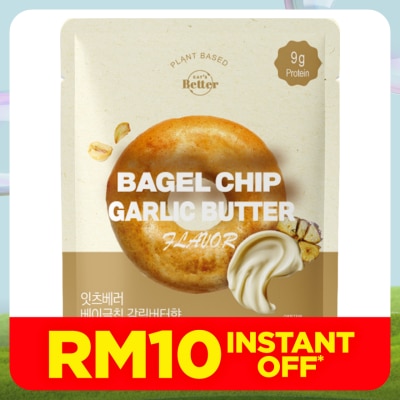 EAT'S BETTER Garlic Butter Flavoured Bagel Chips 50g