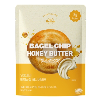 EAT'S BETTER - Honey Butter Flavoured Bagel Chips 50g image
