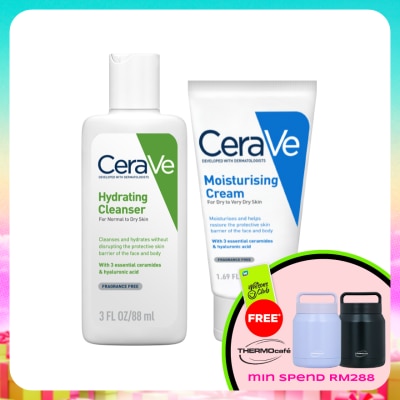 CeraVe - Hydration Cleanser Set for Normal to Dry Skin