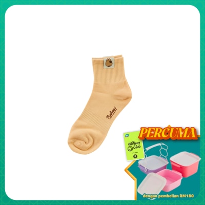 PUSHEEN - Long Labeled Socks Beige 1s