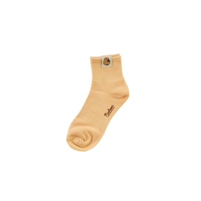 PUSHEEN Long Labeled Socks Beige 1s