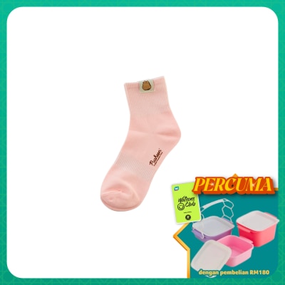 PUSHEEN - Long Labeled Socks Pink 1s