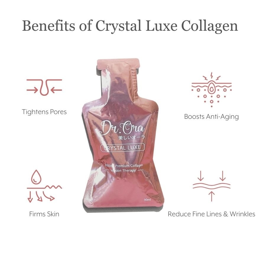 Crystal Luxe 6500mg Red Snapper Marine Collagen Drink 30ml x 10s