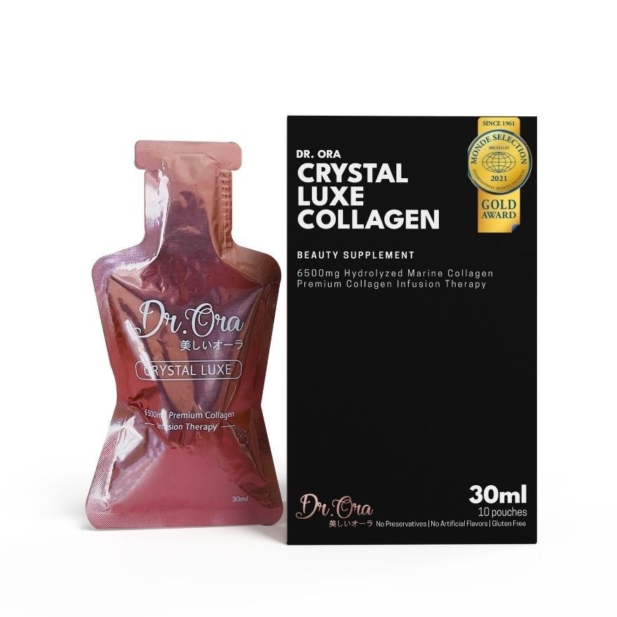 Crystal Luxe 6500mg Red Snapper Marine Collagen Drink 30ml x 10s