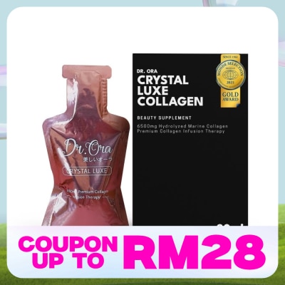 DR ORA Crystal Luxe 6500mg Red Snapper Marine Collagen Drink 30ml x 10s