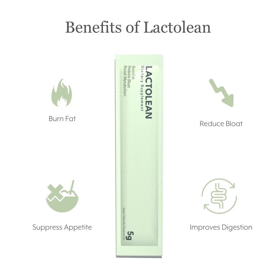 Lactolean 10Billion CFU Probiotics Digestive Enzyme Supplement 5g X 10s image