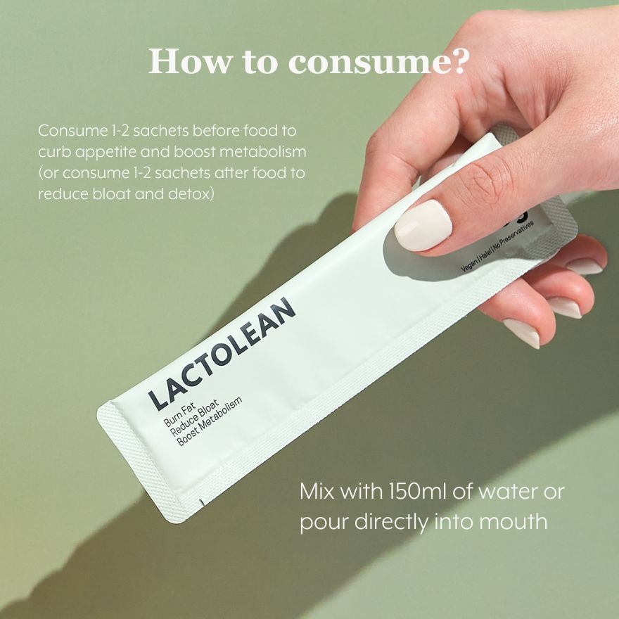 Lactolean 10Billion CFU Probiotics Digestive Enzyme Supplement 5g X 10s image