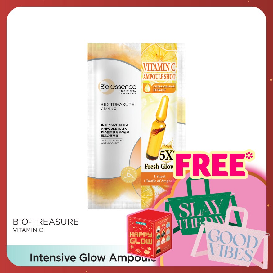 Bio-Treasure Intensive Glow Ampoule Mask 1s