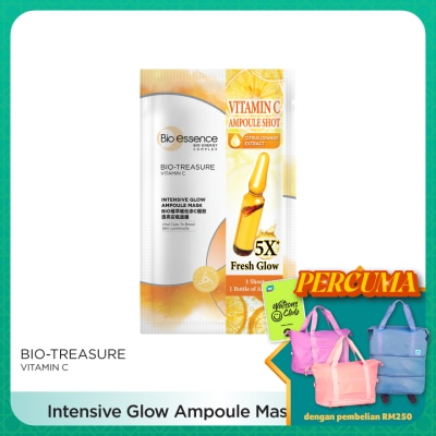 BIO-ESSENCE Bio-Treasure Intensive Glow Ampoule Mask 1s