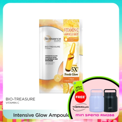 BIO-ESSENCE - Bio-Treasure Intensive Glow Ampoule Mask 1s