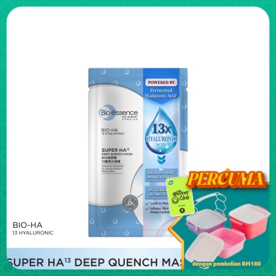 BIO-ESSENCE - Bio-HA Super HA13 Deep Quench Mask 1s