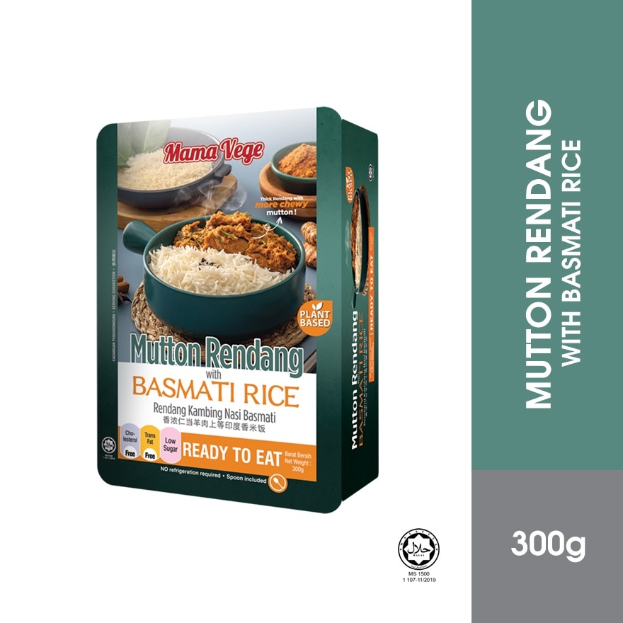 Mutton Rendang With Basmati Rice 1pack