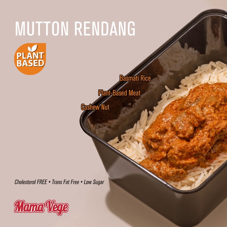 Mutton Rendang With Basmati Rice 1pack