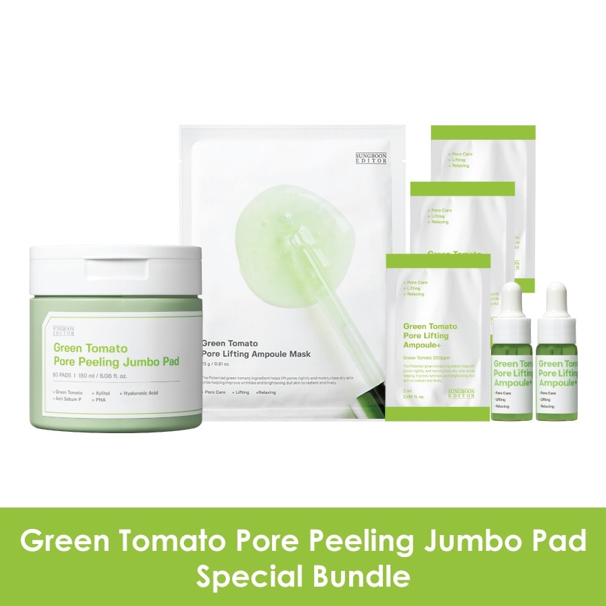 Green Tomato Pore Peeling Jumbo Pad Special Bundle 1s