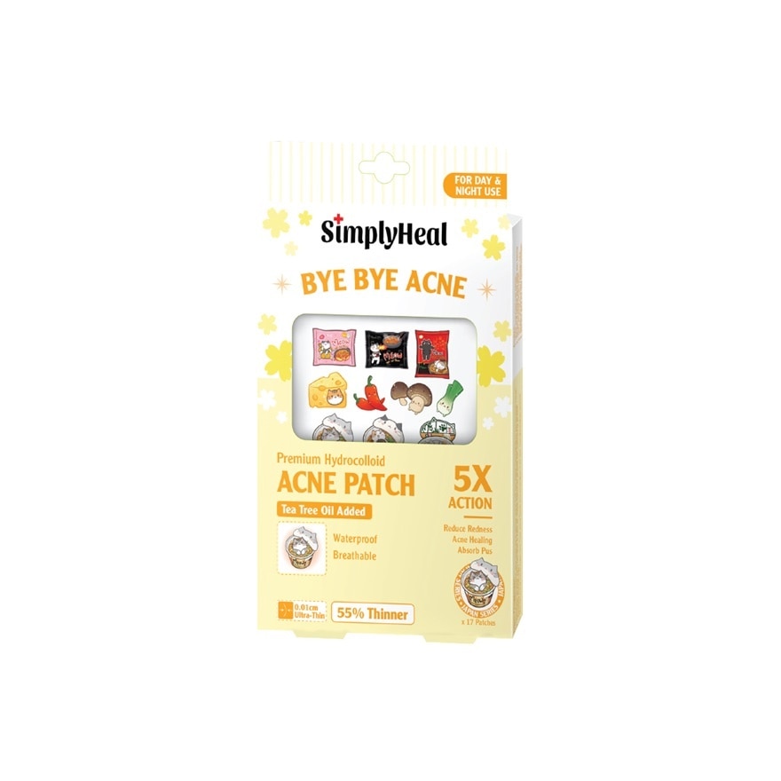 Meowlicious Day & Night Premium Hydrocolloid Acne Patch 17s