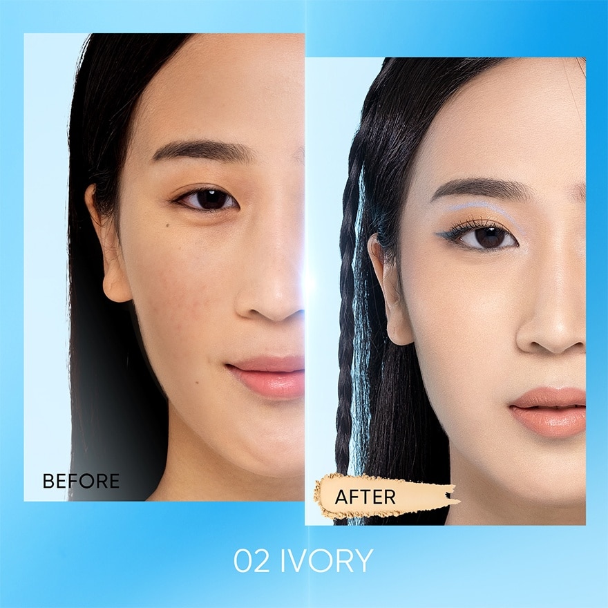 Ultra Cover Powder Foundation 02 Ivory 9g