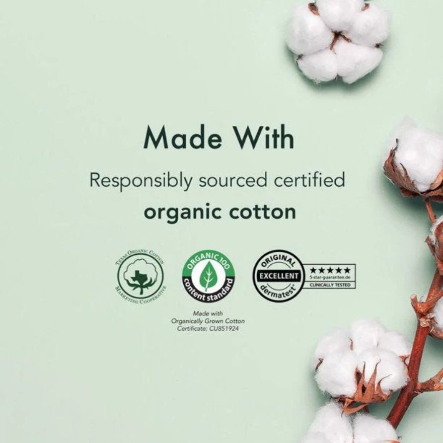 Organic Cotton Cover Sanitary Pad Regular 25cm 14s