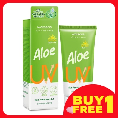 WATSONS Aloe Soothing UV Sun Protection Gel SPF50+ PA++++
