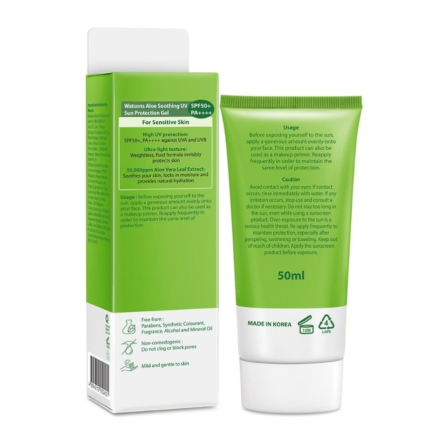 Aloe Soothing UV Sun Protection Gel SPF50+ PA++++