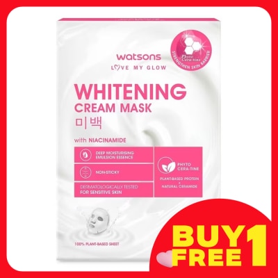 WATSONS Whitening Cream Box Mask 5s