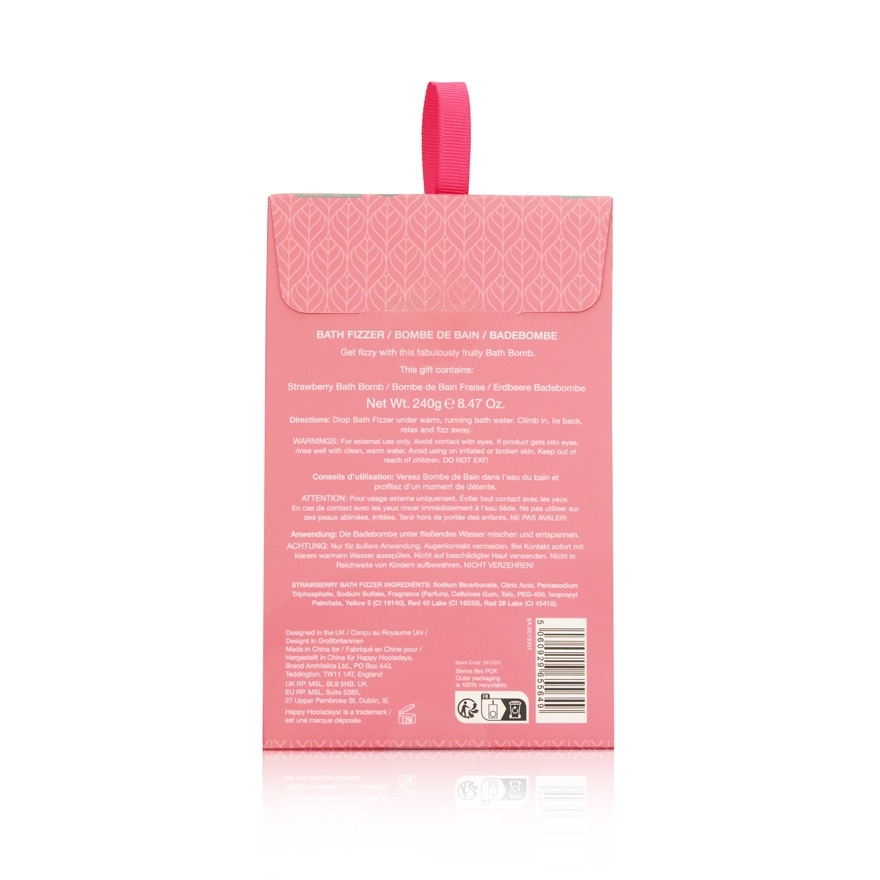 Ho Ho Flamingo Bath Fizzer 240g