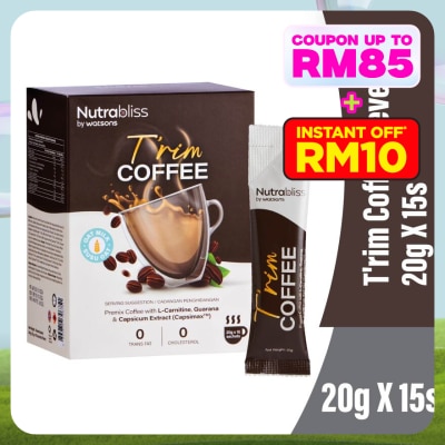 NUTRABLISS BY WATSONS T'rim Coffee Beverage 20g X 15s