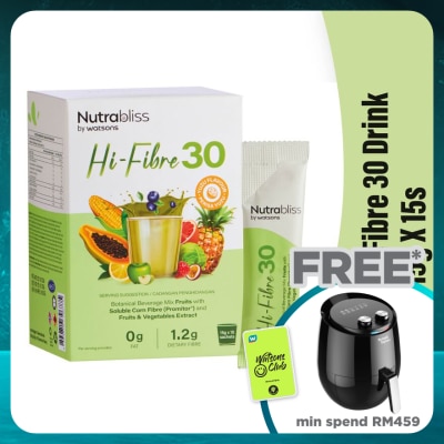 NUTRABLISS BY WATSONS Hi-Fibre 30 Drink 15g X 15s