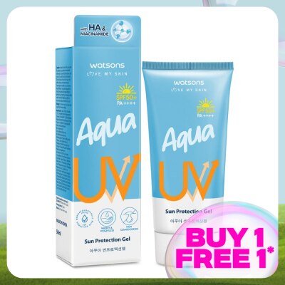 WATSONS Aqua UV Sun Protection Gel SPF50+ PA++++