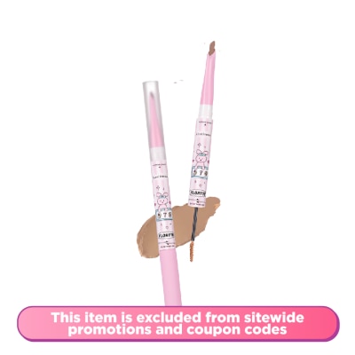 FLORTTE Good Fat Friends Club Seriesdouble Blade Eyebrow Pencil Dyeeyebrow Cream 05 # ButterRabbit