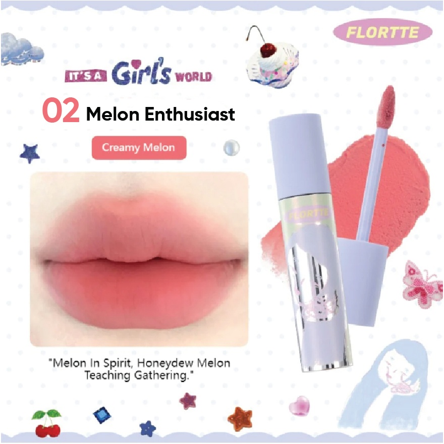 Girl's World Lip Cream 02#Melon Enthusiast