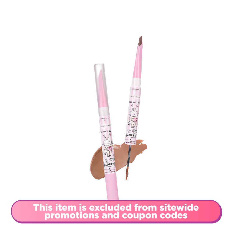 Good Fat Friends Club Seriesdouble Blade Eyebrow Pencil Dyeeyebrow Cream 04 # PeanutCocoa