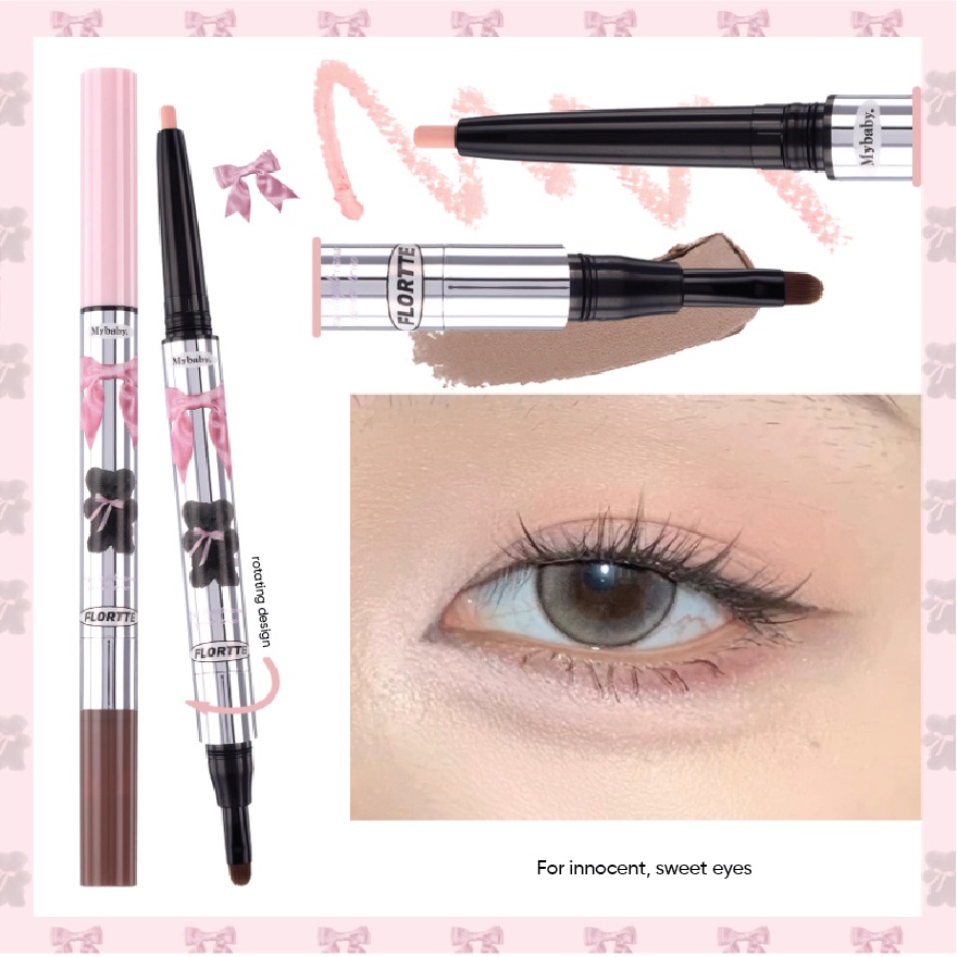 Thumping Princess Collection Double-ended Silhouette Shadow Pencil 02#Softy Softy