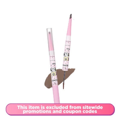 FLORTTE - Good Fat Friends Club Seriesdouble Blade Eyebrow Pencil Dyeeyebrow Cream 02 # Hello Girl