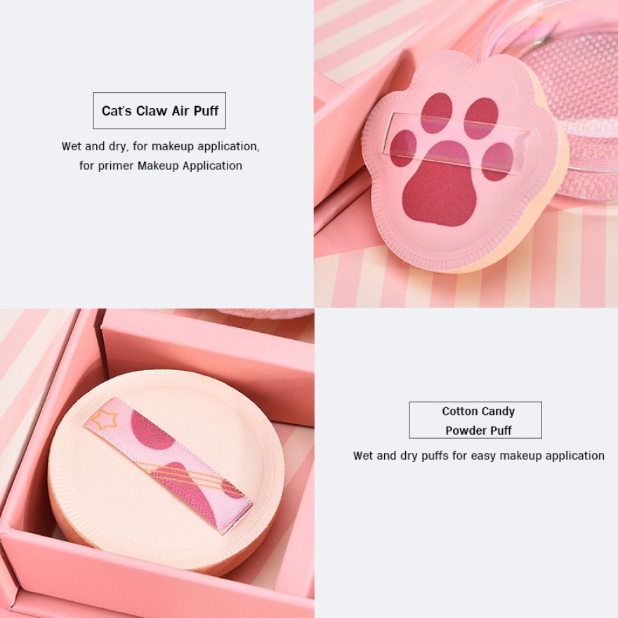 Cotton Candy Air Cushion Puff Set