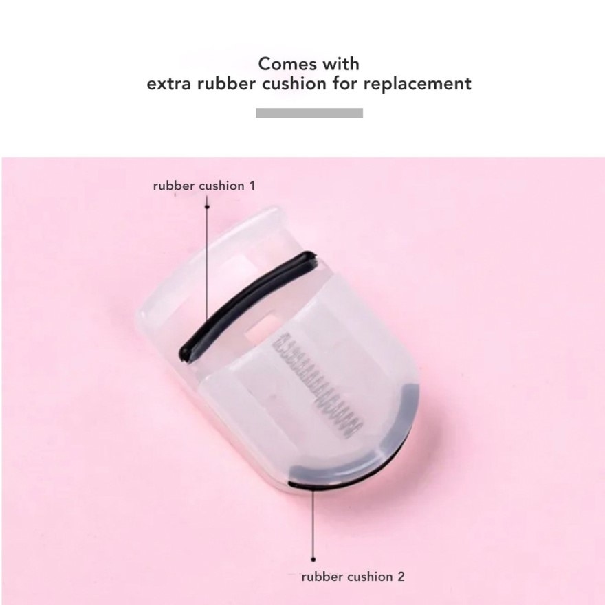 White Portable Wide Angle Eyelash Curler