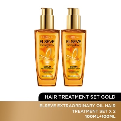 L'OREAL HAIR EXPERT Elseve Extaordinary Oil Gold 100ml Twin Pack