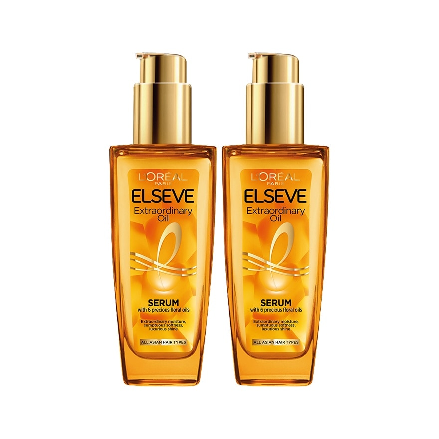 Elseve Extaordinary Oil Gold 100ml Twin Pack