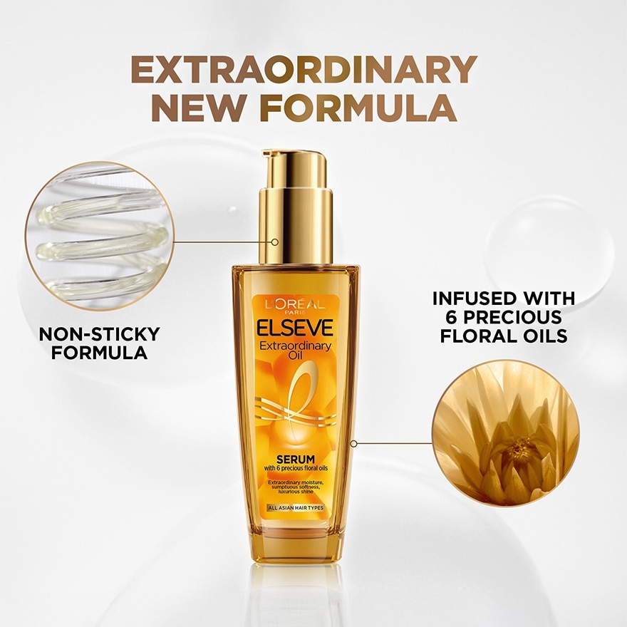 Elseve Extaordinary Oil Gold 100ml Twin Pack