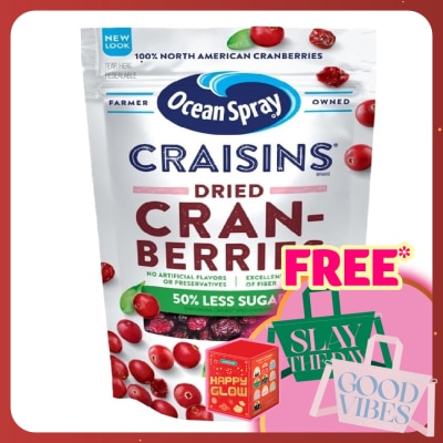OCEAN SPRAY Craisins Dried Cranberries Less Sugar 142g