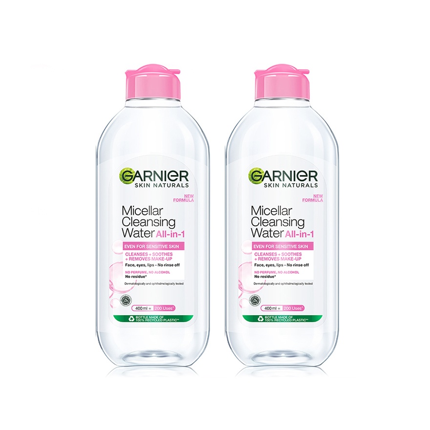 Sensitive Skin Micellar Cleansing Water 400ml Twin Pack