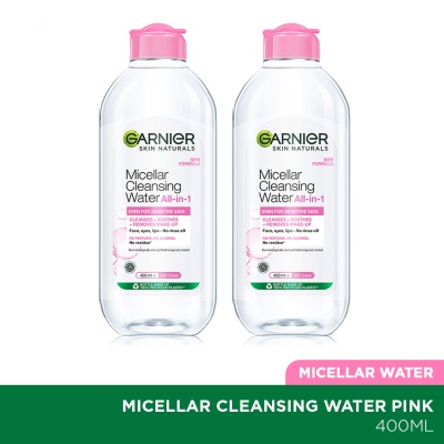 GARNIER - Sensitive Skin Micellar Cleansing Water 400ml Twin Pack