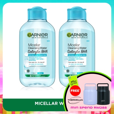 GARNIER - Pure Active Micellar Cleansing Water 400ml Twin Pack
