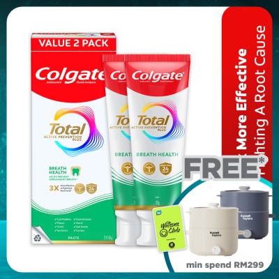 COLGATE Colgate Total Breath Health Toothpaste 2x150g