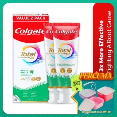 COLGATE - Colgate Total Breath Health Toothpaste 2x150g