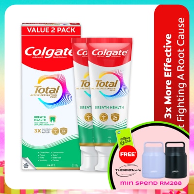 COLGATE - Colgate Total Breath Health Toothpaste 2x150g